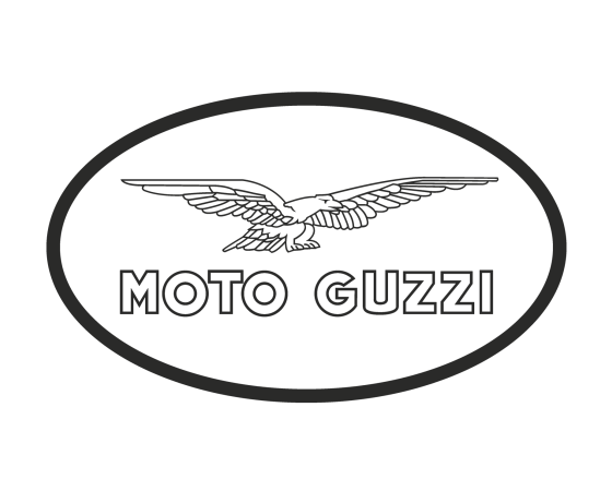 Sticker Moto Guzzi Ovale - Stickers Moto Guzzi