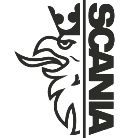 Sticker Scania Demi Griffon + Logo - Adhésif 3M Pro / Oracal - GTStickers