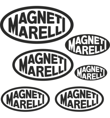 Planche de Stickers Magneti Marelli