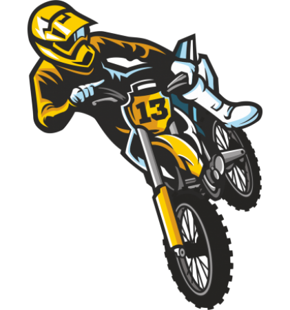 Autocollant de Motocross 2