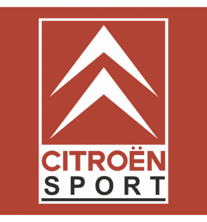 Autocollant Citroen Sport Carré - Stickers Auto Citroën
