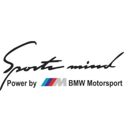 Sticker BMW Sports Mind - Powered by BMW M Motorsport - Stickers Bmw