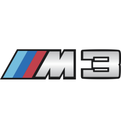 Sticker BMW M3 Logo (2) - Stickers Auto BMW