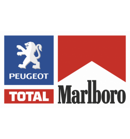 Autocollants Marlboro Total - Stickers Auto Peugeot