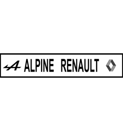 Autocollant Alpine Renault Vintage - Stickers Renault