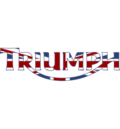 Autocollant Triumph Flag - Stickers Moto Triumph