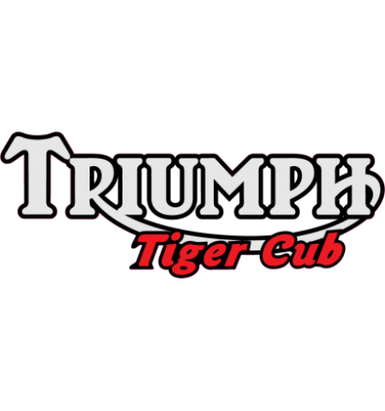 Autocollant Triumph Tiger Cub - Stickers Moto Triumph