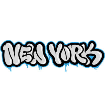 Autocollant New York Graffiti
