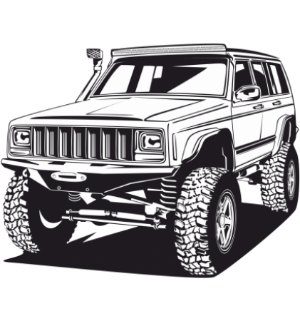 Autocollant Jeep Cherokee