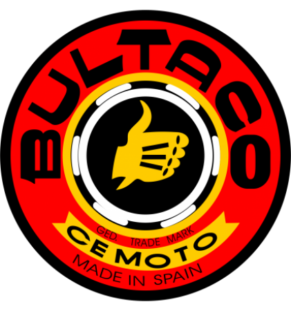 Autocollant Moto Bultaco Logo