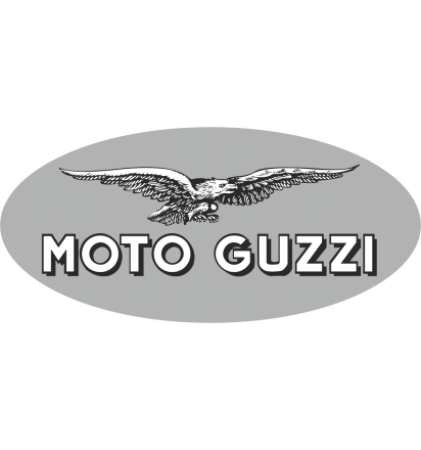 Autocollant Moto Guzzi Logo Gris