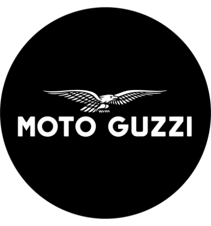 Autocollant Moto Guzzi Noir