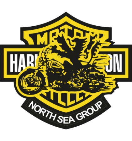 Autocollant Moto Harley Davidson North Sea Group