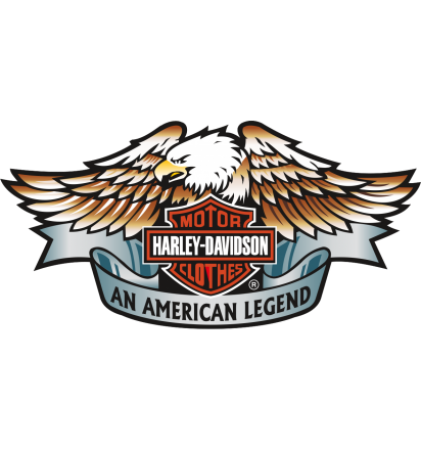Autocollant Moto Harley Davidson Motor Clothes American Legend
