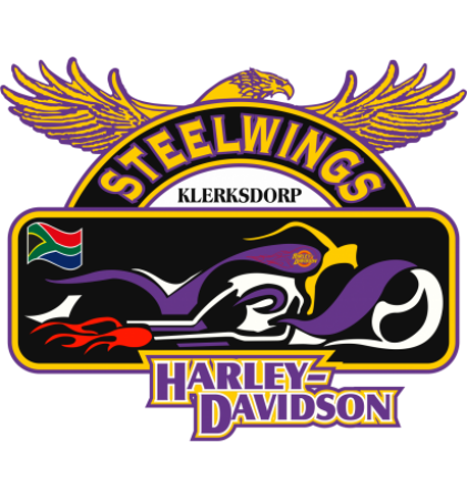 Autocollant Moto Harley Davidson Steelwings Klerksdorp