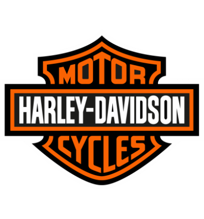 Autocollant Moto Harley Davidson Motorcycles Bar and Shield