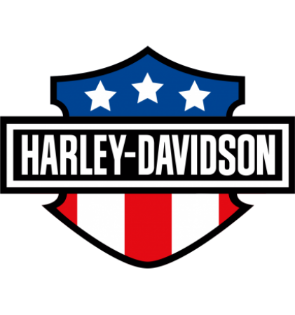 Autocollant Moto Harley Davidson USA