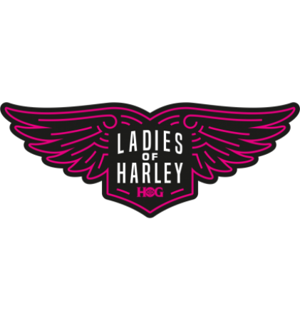 Autocollant Moto Ladies of Harley HOG