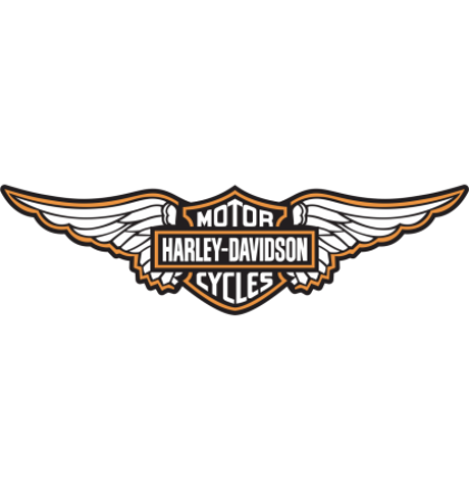 Autocollant Moto Harley Davidson Motorcycles Wings 2