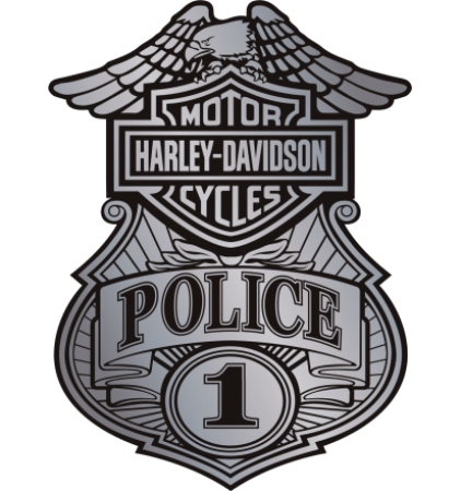 Autocollant Moto Harley Davidson Police